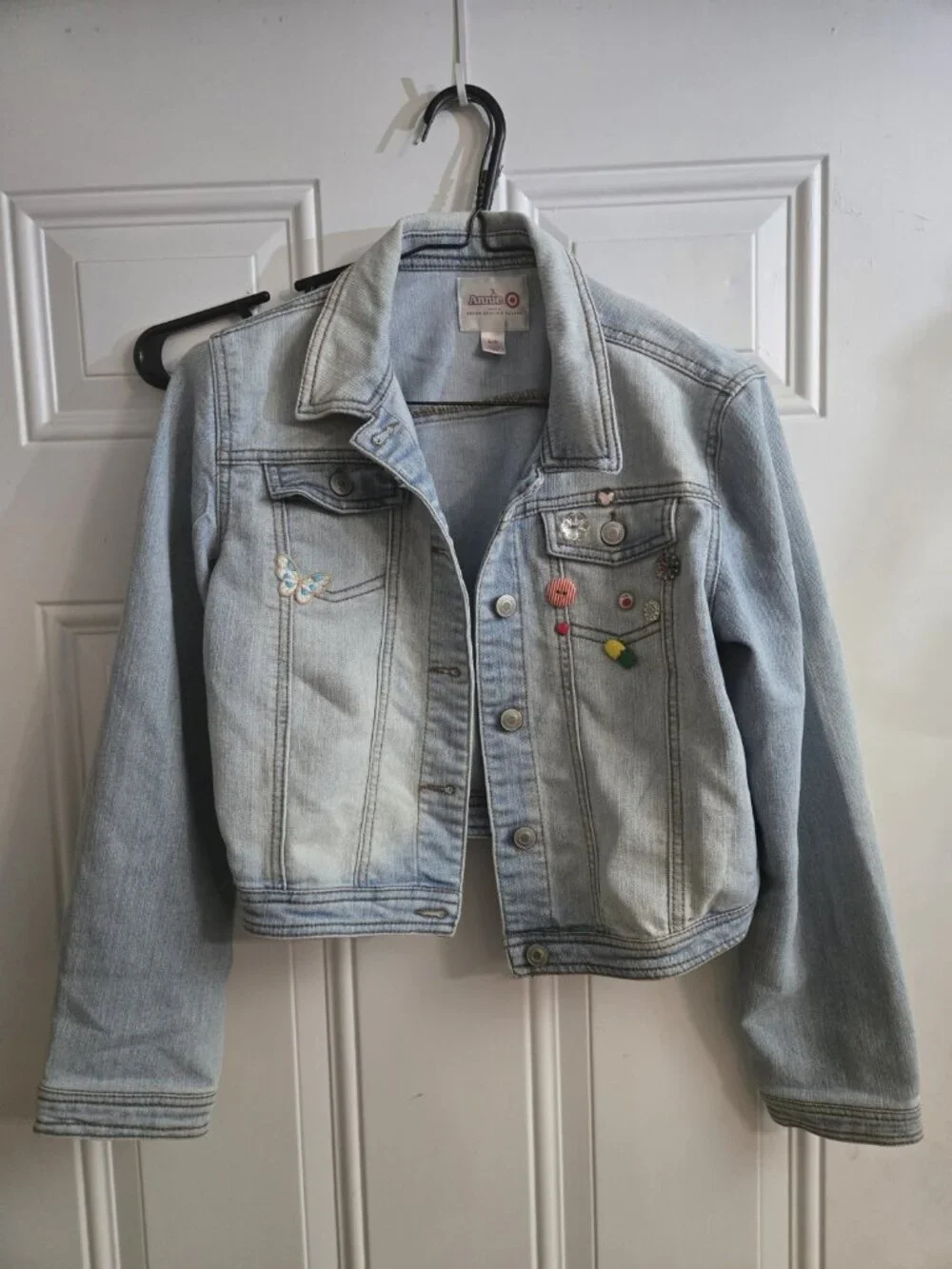 Annie Collection for Target By Renee Ehrlich Kalfus Girls Denim Jacket Size L